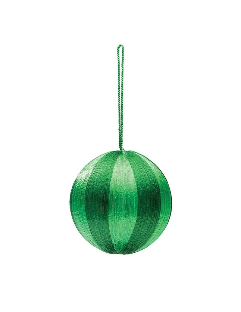 Grønn julekule - Ø 12,5 cm